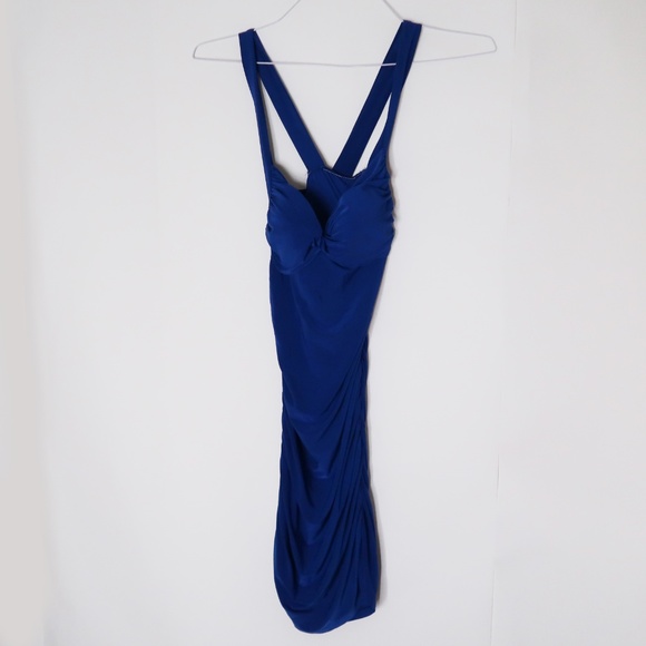 SOLD | Codigo | Blue bodycon mini dress - Picture 4 of 7